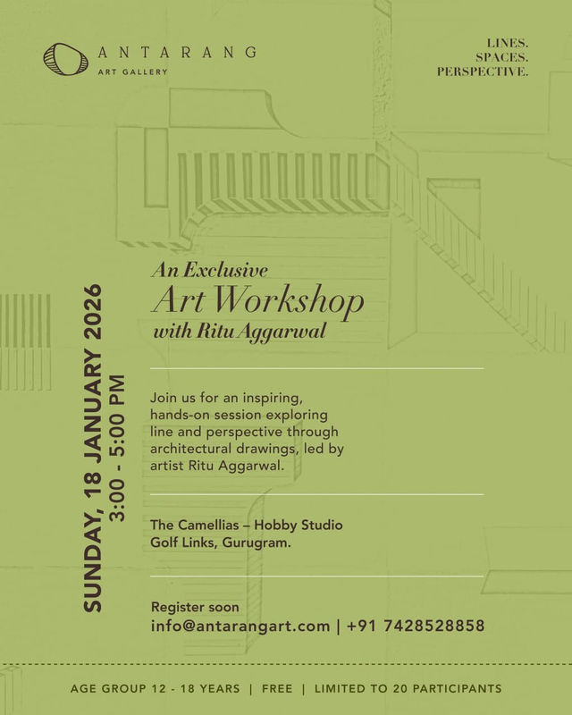 An Exclusive Art Workshop with Ritu Aggarwal