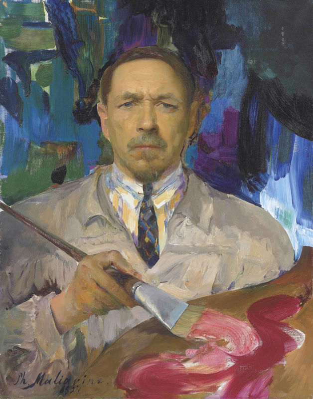 Filipp Malyavin, Self-portrait, 1927. Oil on canvas, 91,8 x 72,5 cm.