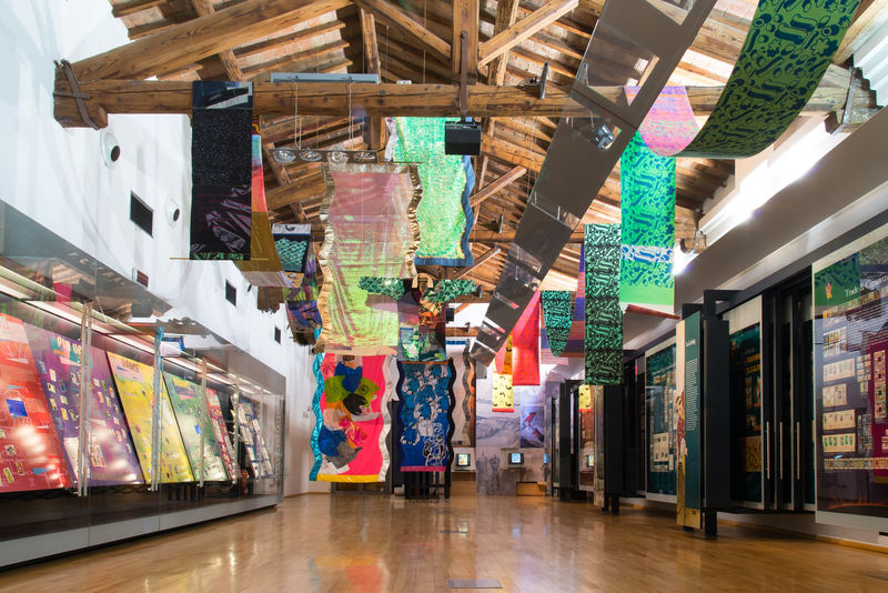 Installation view “Pop Therapy. Lo spirito rivoluzionario delle figurine Fiorucci“, Modena, Italy