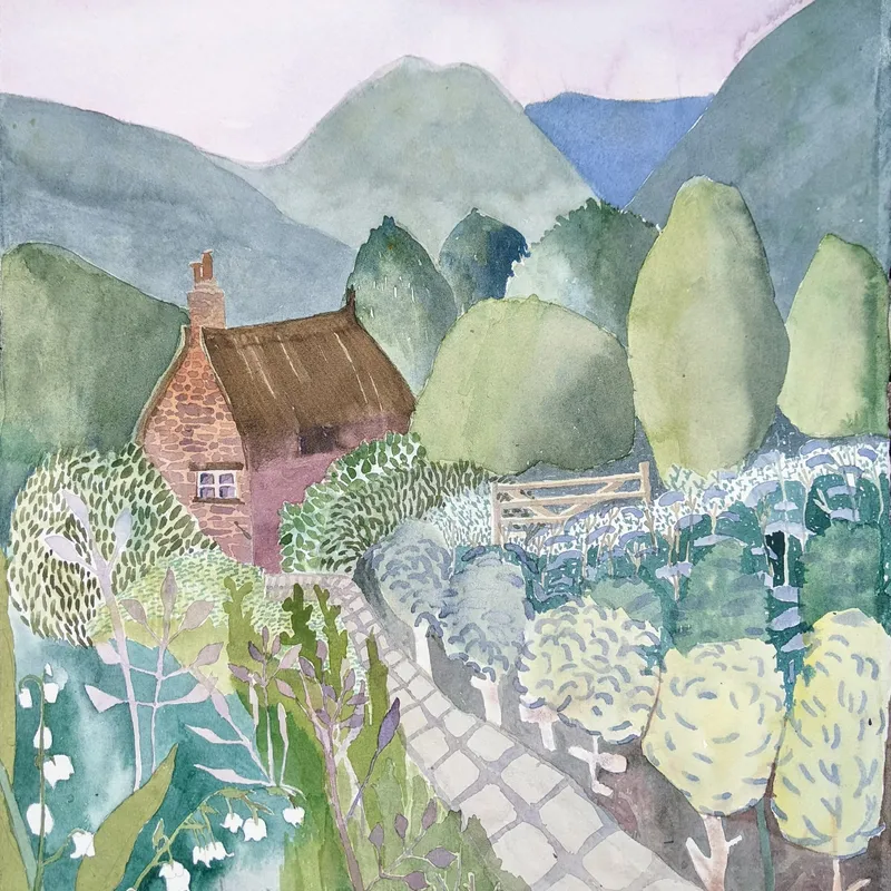 Pastoral by Suzy Fasht RWS, watercolour