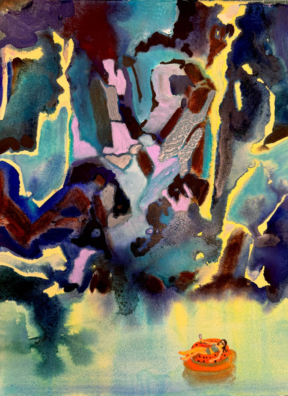 Jione Choi Guest RWS, 'A Glass of Cocktail'