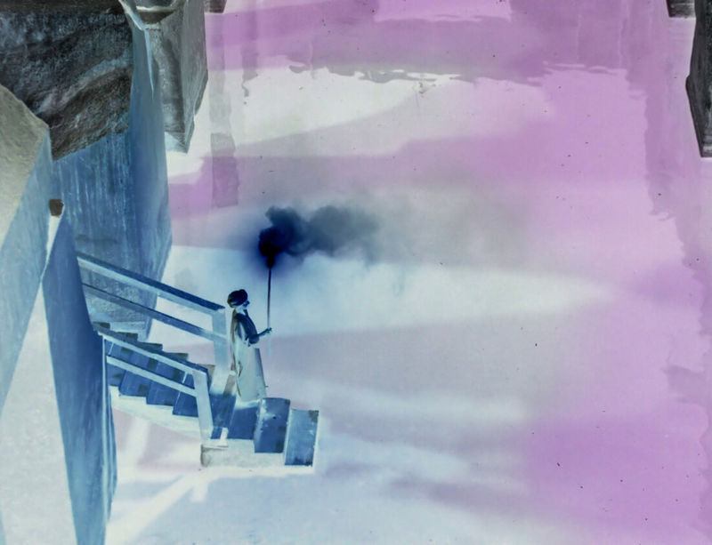 Image: Wael Shawky, Al Araba Al Madfuna III (2015; still), black & white film, sound, subtitles © Wael Shawky