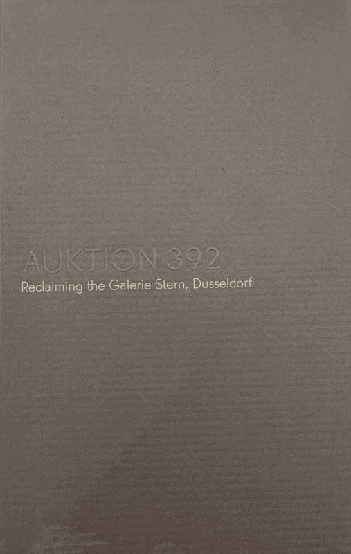 Auktion 392: Reclaiming the Galerie Stern , Catalogue