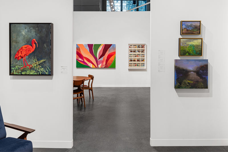 Installation view of Booth 400. Photography by Mikhail Mishin.