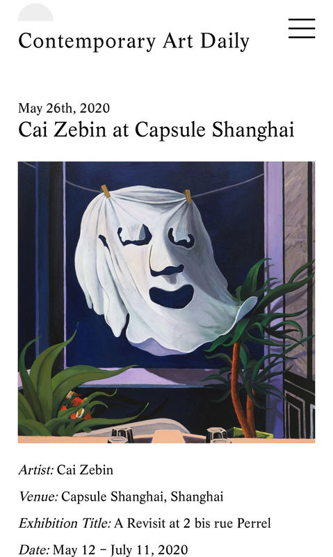 Cai Zebin on Contemporary Art Daily