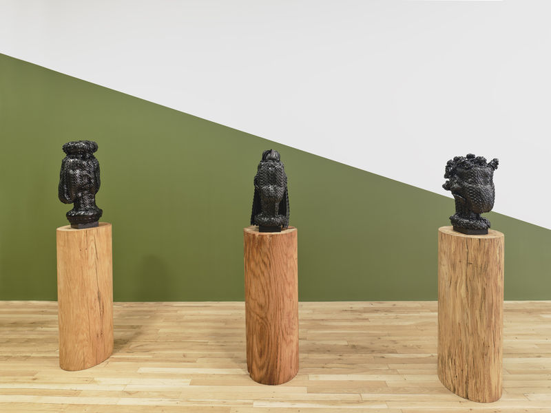 Kim Dacres, installation view, Charles Moffett 2023. Photo: Thomas Barratt