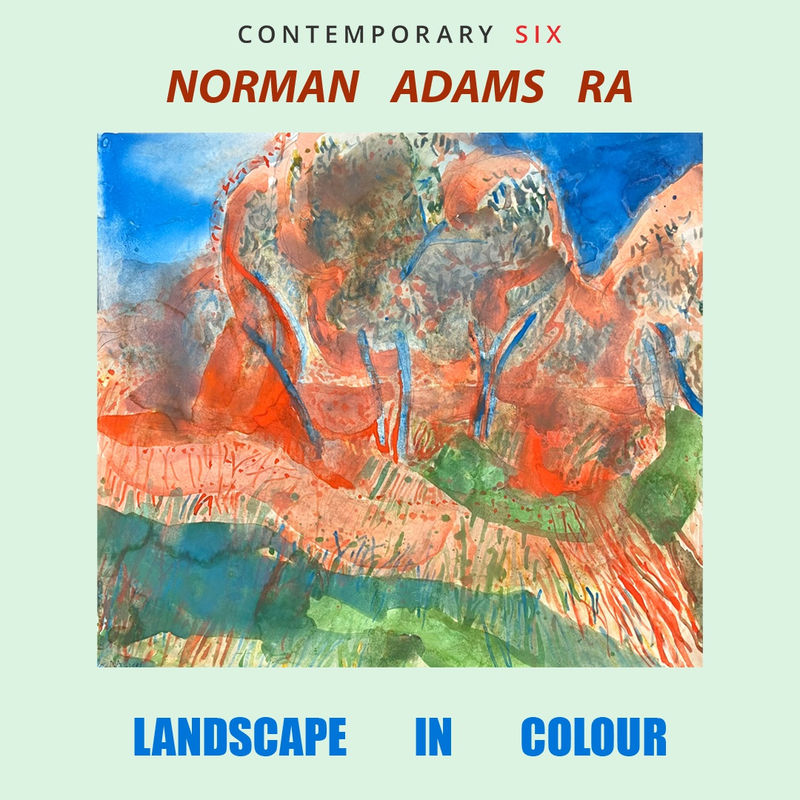 Norman Adams RA Solo Show, Landscape in Colour