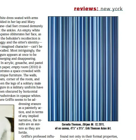 ARTNews Review of the Stripe Paintings exhibition