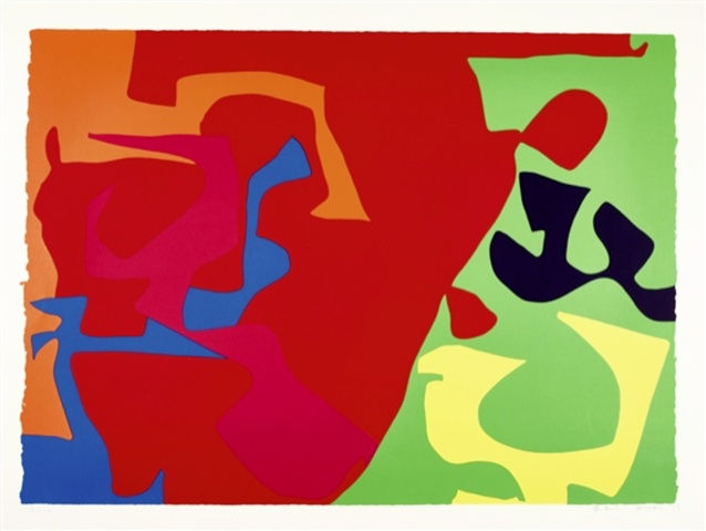 Patrick Heron, January 1973: Plate 7, 1973.