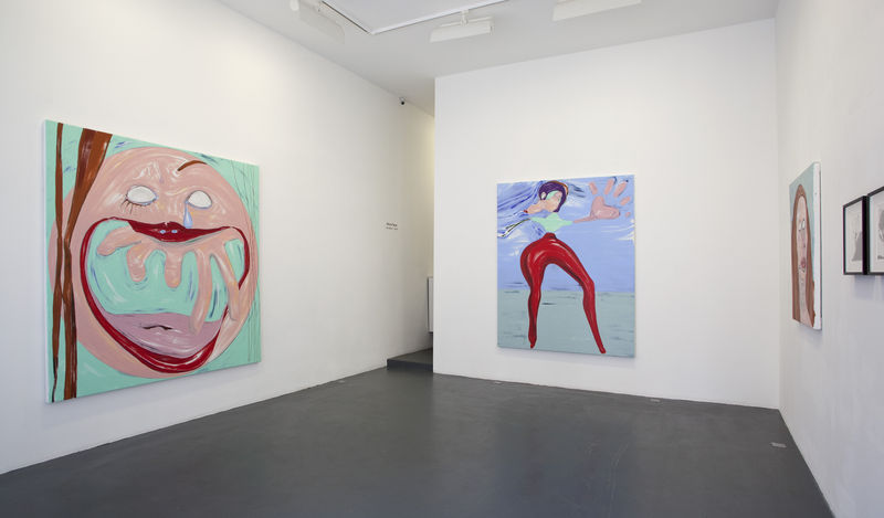 Exhibition view of Goodbye/Hello, Galerie Nathalie Obadia, Paris, 2015