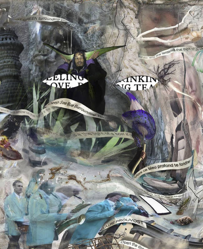 Laure Prouvost, Deep See Blue Surrounding You / Vois ce bleu profond te fondre