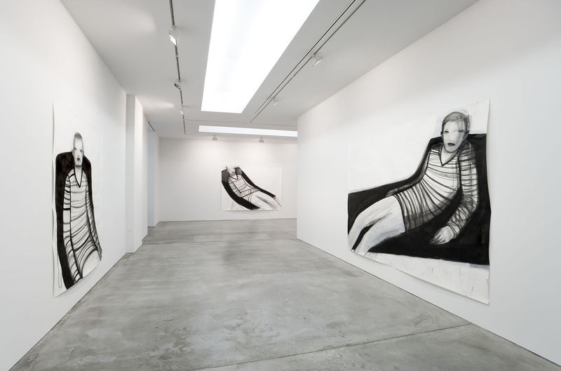 Installation view, Recent Paintings, Iris Schomaker, Galerie Thomas Schulte