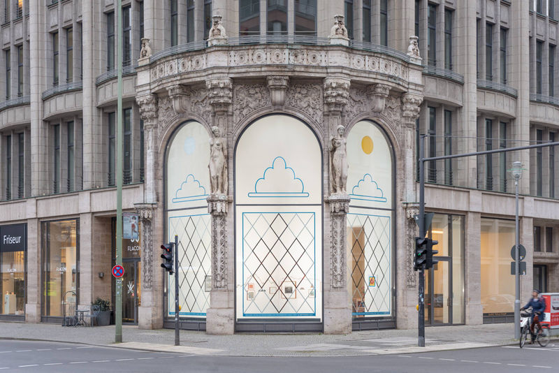 Installation view of the exhibition "Four Winds" at Galerie Thomas Schulte, 2023