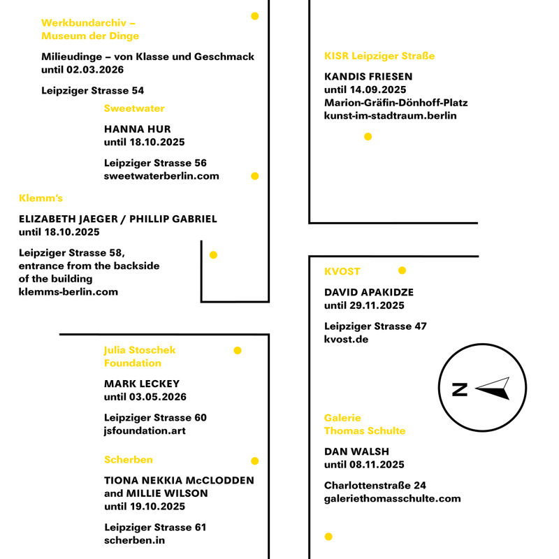 Leipziger Openings / Simultaneous Openings at Leipziger Strasse