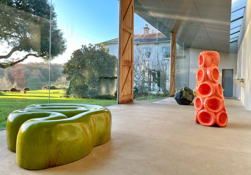RICHARD DEACON⁣⁣⁣ / NewArtCentre. Roche Court, East Winterslow⁣⁣⁣ Salisbury, Wiltshire, Great Britain