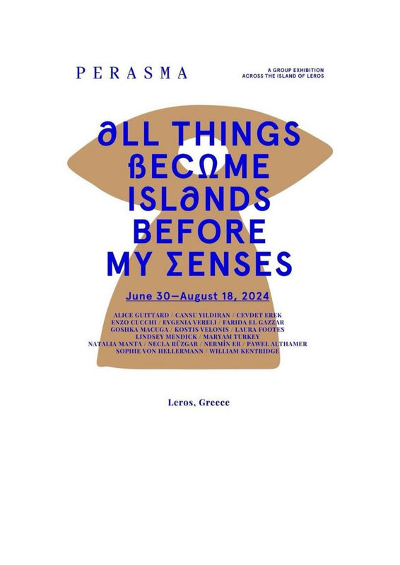 NERMIN ER AND CEVDET EREK AT LEROS ISLAND