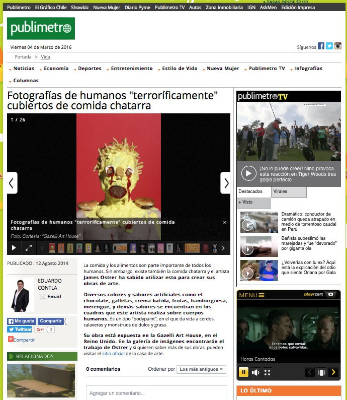 JAMES OSTRER | PUBLIMETRO | AUGUST 2014