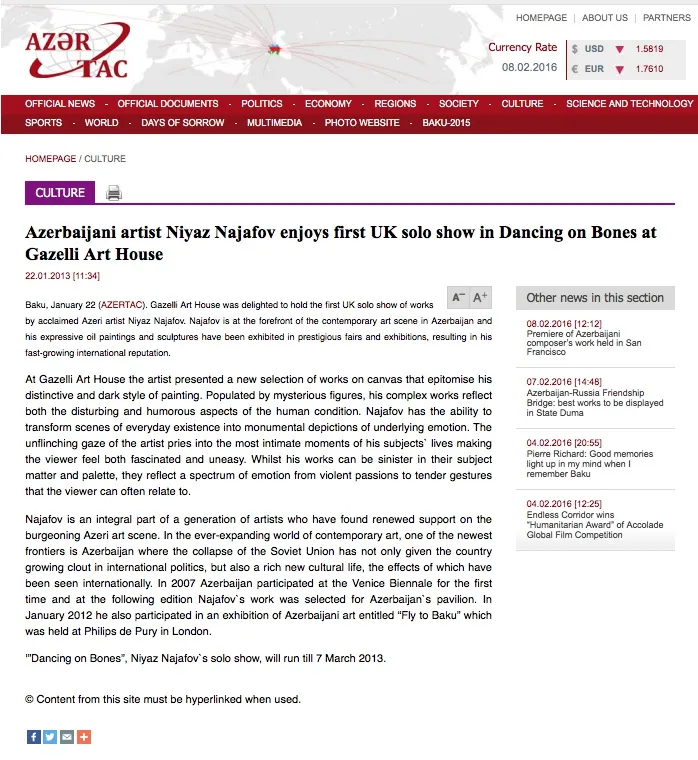 NIYAZ NAJAFOV | AZER TAC | JANUARY 2013