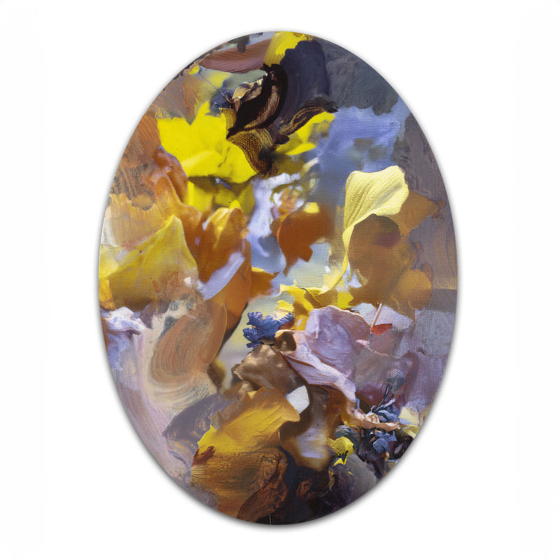 Sunrise of Fog and Dreams (Beginning), 2024, acrylic and pigment on canvas, 275 x 200mm