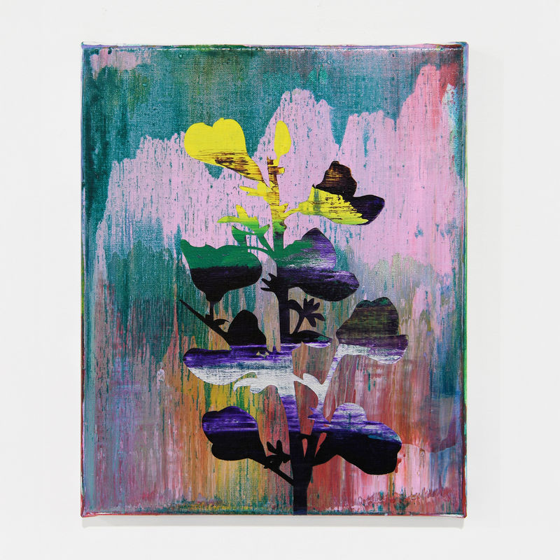 Said in Present Tense, 2026, acrylic on Belgian linen, 300 x 250mm