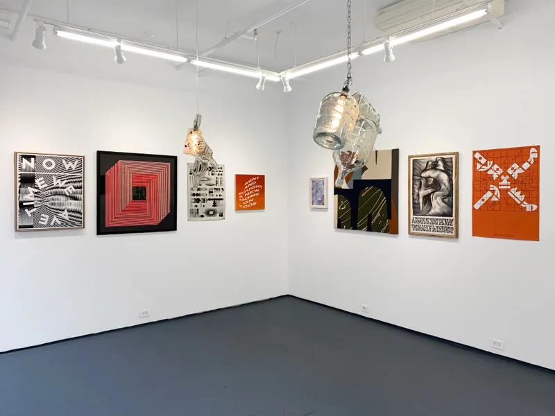 Installation view of Sign of the Times group exhibition