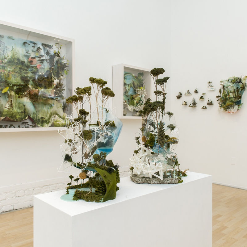 Gregory Euclide 'Extract' installation at Hashimoto SF