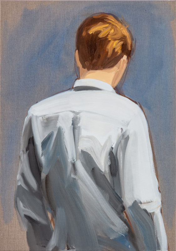 Gideon Rubin, Grey Shirt, 2022