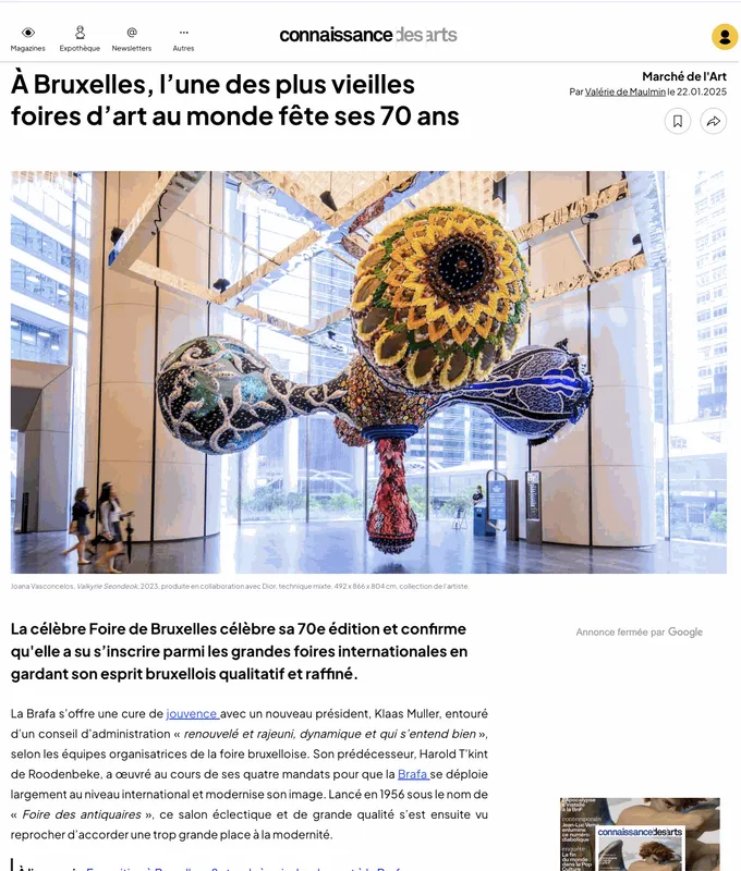 CONNAISSANCE DES ARTS