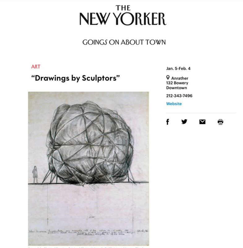 Goings On About Town - 'Drawings by Sculptors'