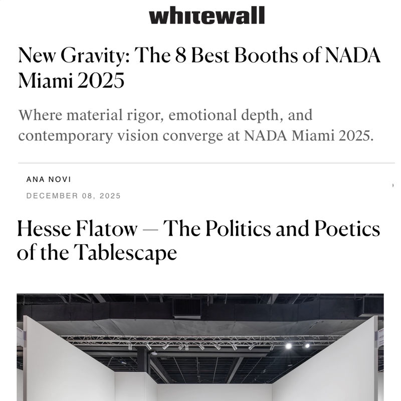 New Gravity: The 8 Best Booths of NADA Miami 2025