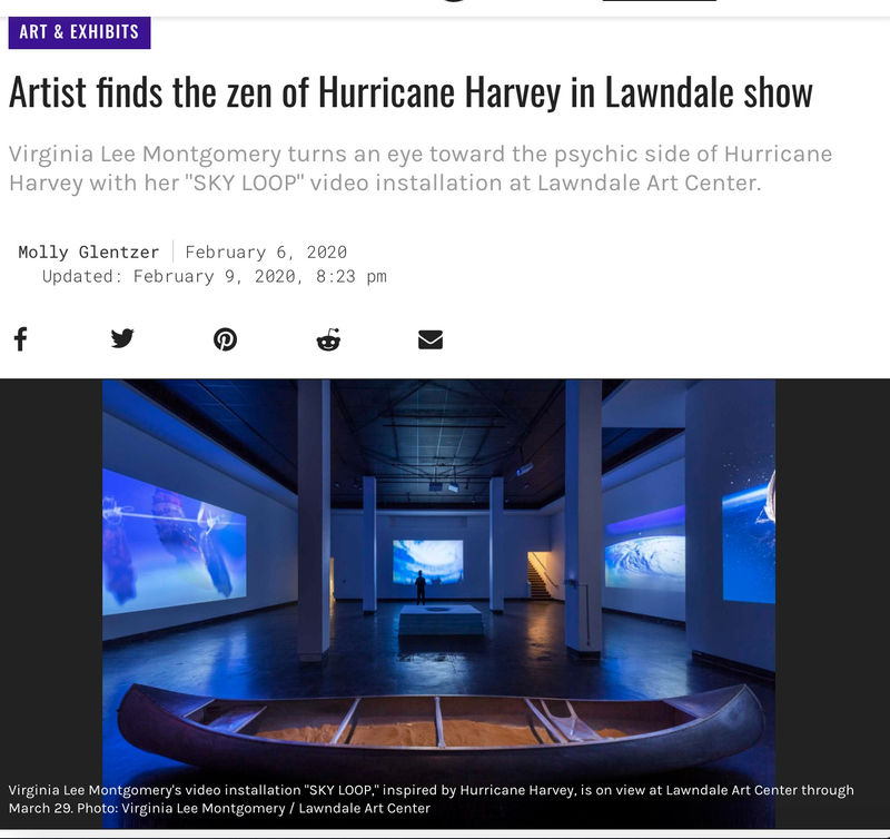 Artist Finds the Zen of Hurricane Harvey