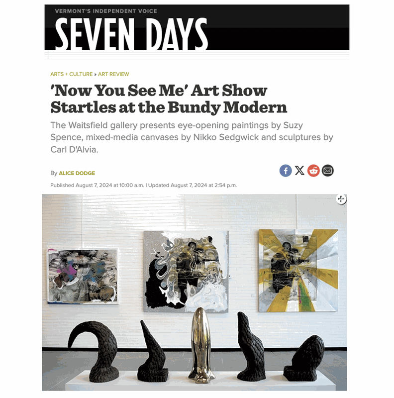 Carl D'Alvia in 'Now You See Me’ Art Show Startles at the Bundy Modern'