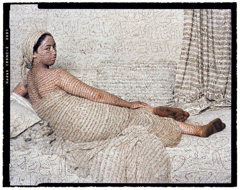 Lalla Essaydi, "Les Femmes Du Maroc: La Grande Odalisque," 2008