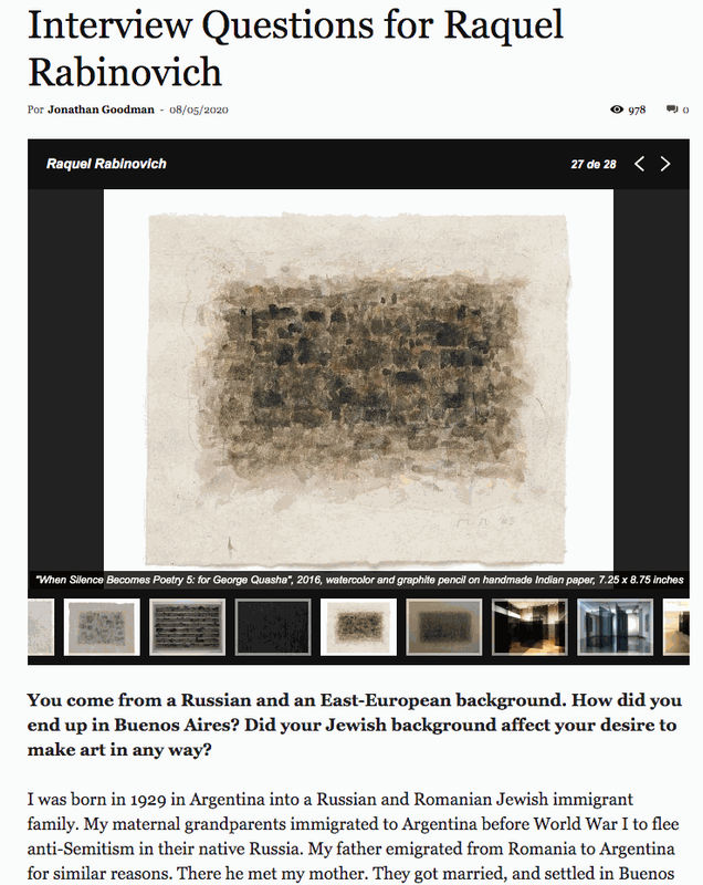 Interview by Jonathan Goodman, Frontread