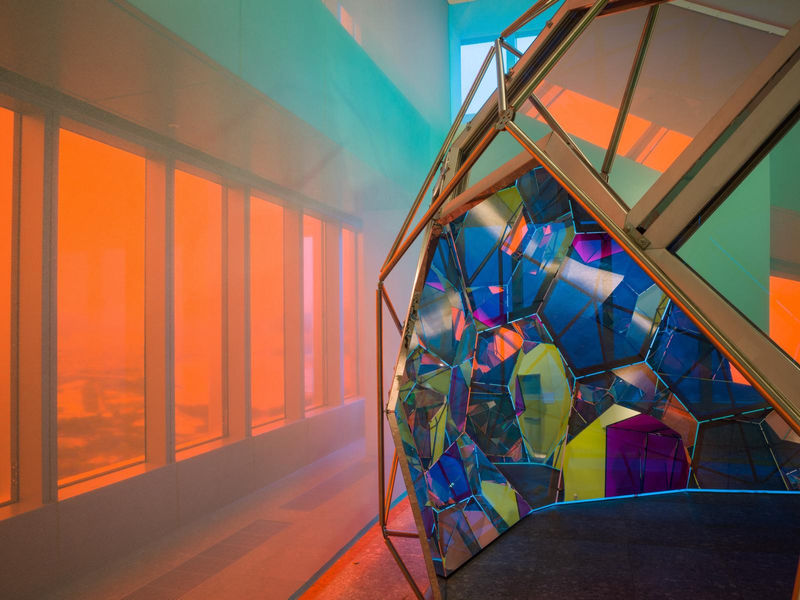 ‘Model of invisible futures’, 2021, part of the larger installation ‘The living observatory’, now open at The Art Space 193, a new cultural space in Daejeon, Korea. Photo: kdkkdk atelier