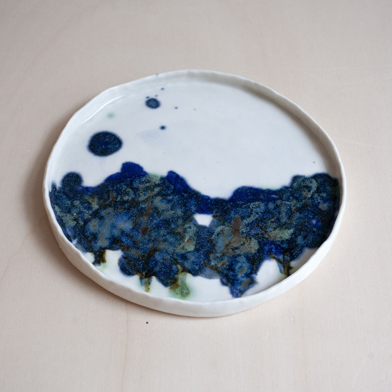 Haruka Matsuo - Forest Night Palette Plate (L)