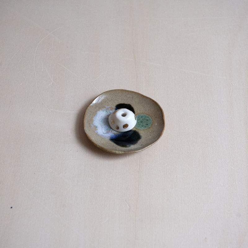 haruka matsuo - Incense stand (yellow)