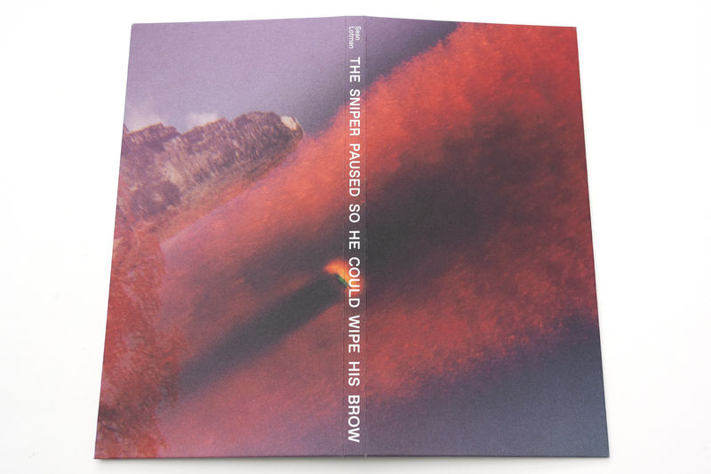 THE SNIPER PAUSED SO HE COULD WIPE HIS BROW - Sean Lotman, red cover