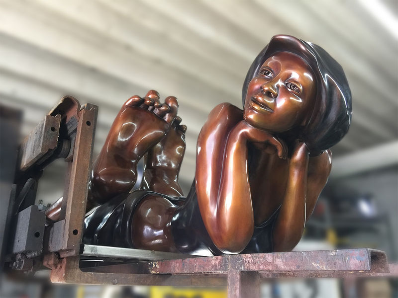 Ladyfoot Bronze, Ladyfoot, so beautiful and sensual in bronze