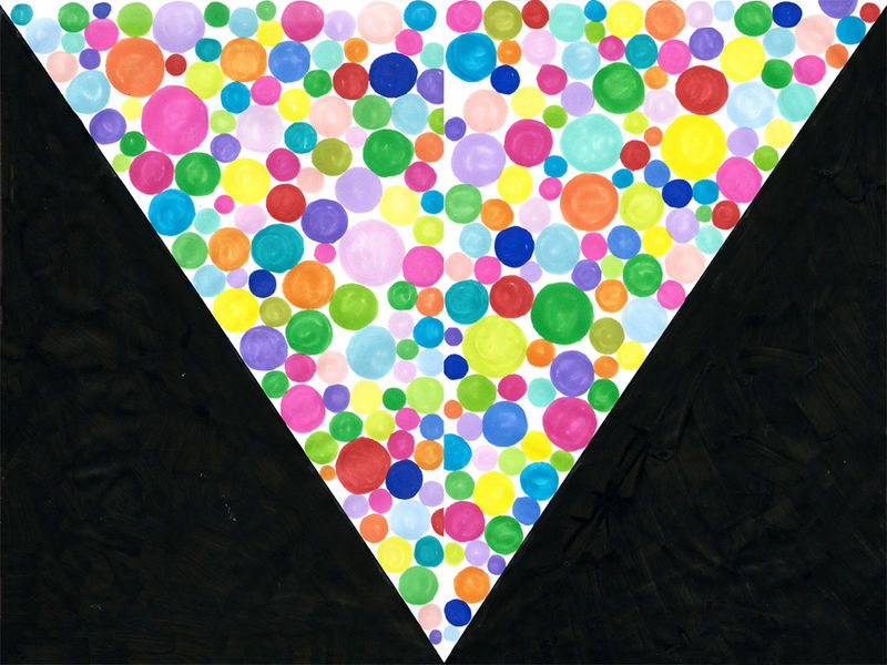 November Drawing 2015 10 x 13.5 ft billboard installation by David Batchelor