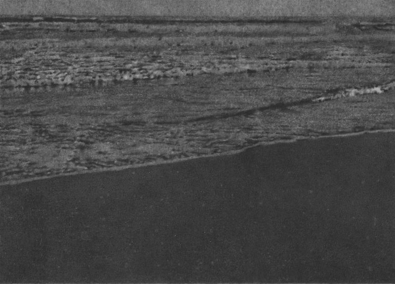 Untitled 48 (Seascape) 2008 pencil on card 12.7 x 17.8 cm image size