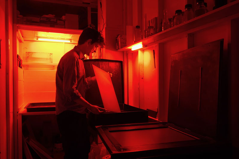 Ben Cauchi in his studio, Berlin