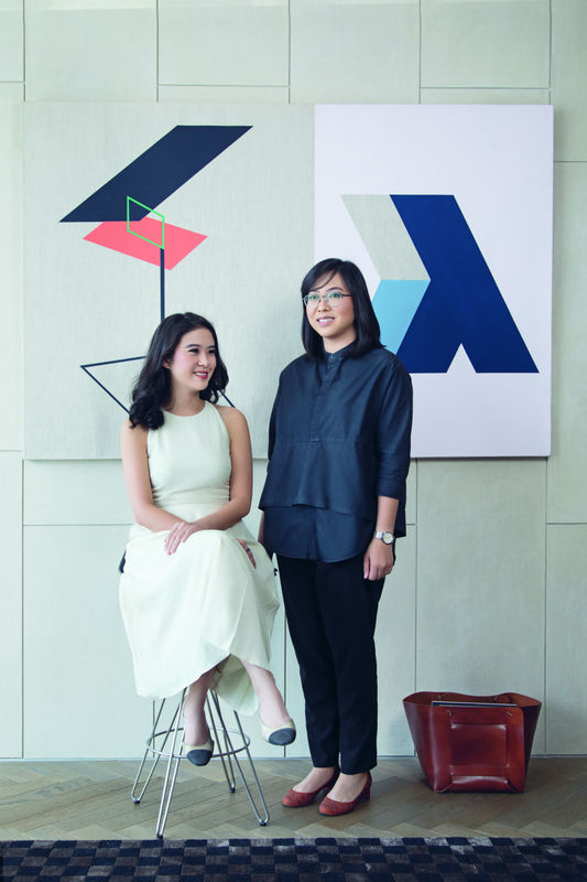 Agatha Carolina & Chrisye Octaviani, founders of Bitte Design Studio. Image courtesy: CASA Indonesia
