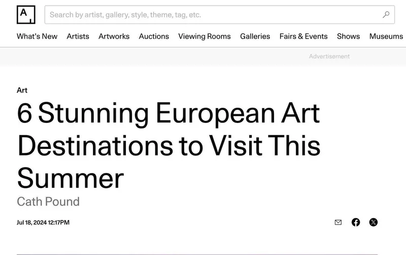 Art 6 Stunning European Art Destinations to Visit This Summer