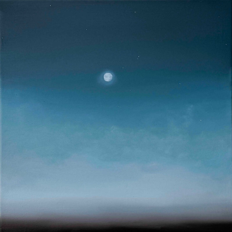 Ana Sant'Anna, Mãe Cósmica, 2026 Oil on canvas, 30 × 30 cm, 11 3/4 × 11 3/4 in