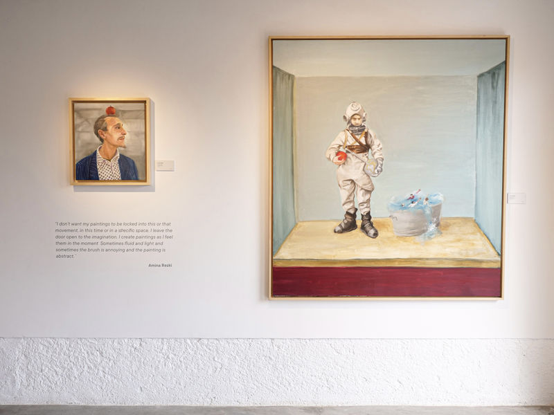 Solo Show I Amina Rezki I Through Earth, Sea & Space