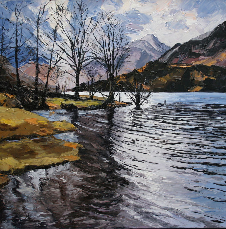 Welsh landscape painting