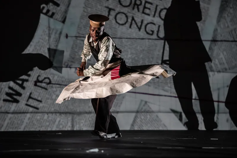scene from William Kentridge's musical Sibyl