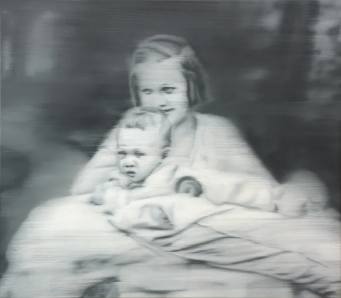 An oil painting by Gerhard Richter