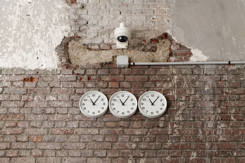 Cerith Wyn Evans Untitled (Perfect Lovers + 1), 2008 Wall clocks